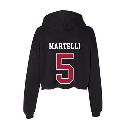 Alabama - NCAA Women's Soccer : Sophia Martelli - Women's Crop Fleece Hoodie-1