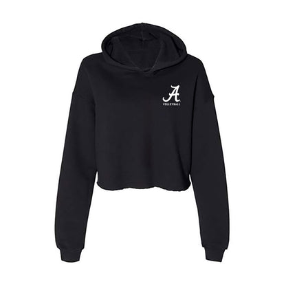 Alabama - NCAA Women's Volleyball : Victoria Barrett - Women's Crop Fleece Hoodie-0