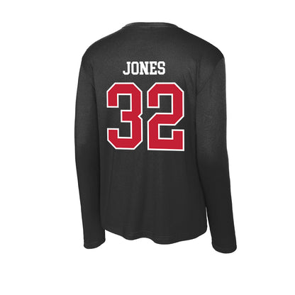Ohio State - NCAA Men's Lacrosse : Tate Jones - Activewear Long Sleeve T-Shirt-1