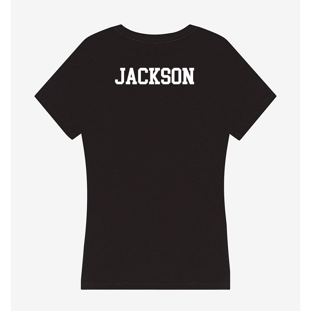 Ohio State - NCAA Women's Gymnastics : Ava Jackson - Women's V-Neck T-Shirt-1