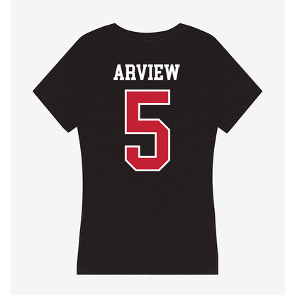 Ohio State - NCAA Baseball : Bryer Arview - Women's V-Neck T-Shirt-1