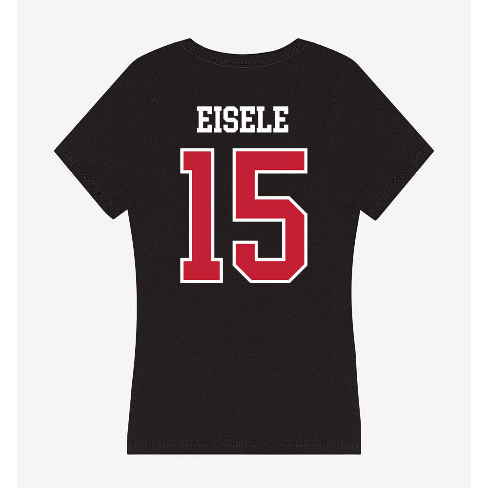 Ohio State - NCAA Men's Ice Hockey : Adam Eisele - Women's V-Neck T-Shirt-1
