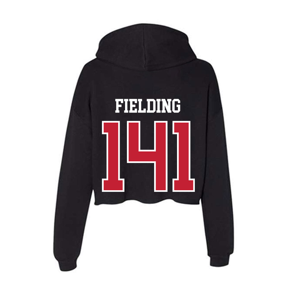 Ohio State - NCAA Wrestling : Brogan Fielding - Women's Crop Fleece Hoodie-1