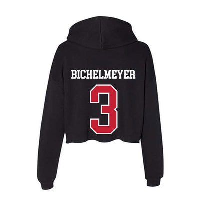 Ohio State - NCAA Men's Lacrosse : Jack Bichelmeyer - Women's Crop Fleece Hoodie-1