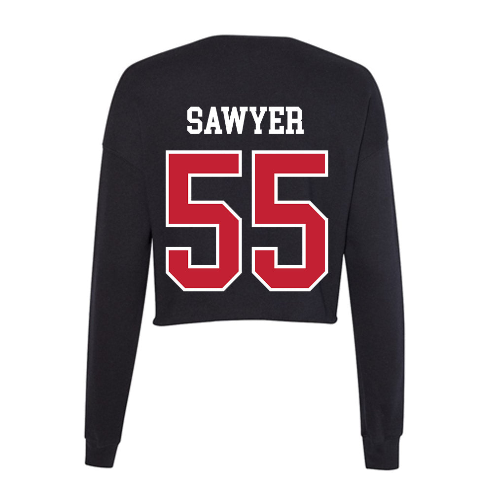 Ohio State - NCAA Baseball : Nick Sawyer - Women's Cropped Crew Fleece-1