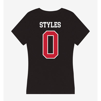 Ohio State - NCAA Football : Sonny Styles - Women's V-Neck T-Shirt-1