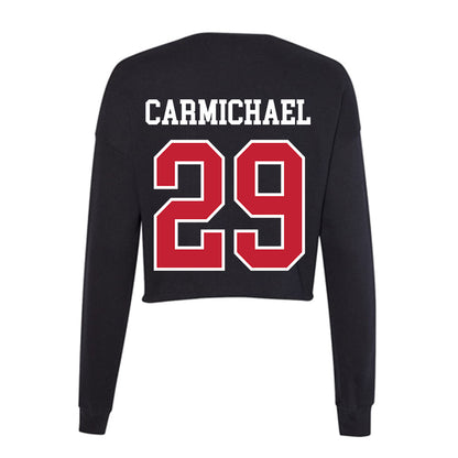 Ohio State - NCAA Women's Ice Hockey : Kassidy Carmichael - Women's Cropped Crew Fleece-1