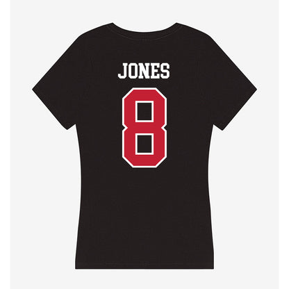Ohio State - NCAA Football : De'Zie Jones - Women's V-Neck T-Shirt-1