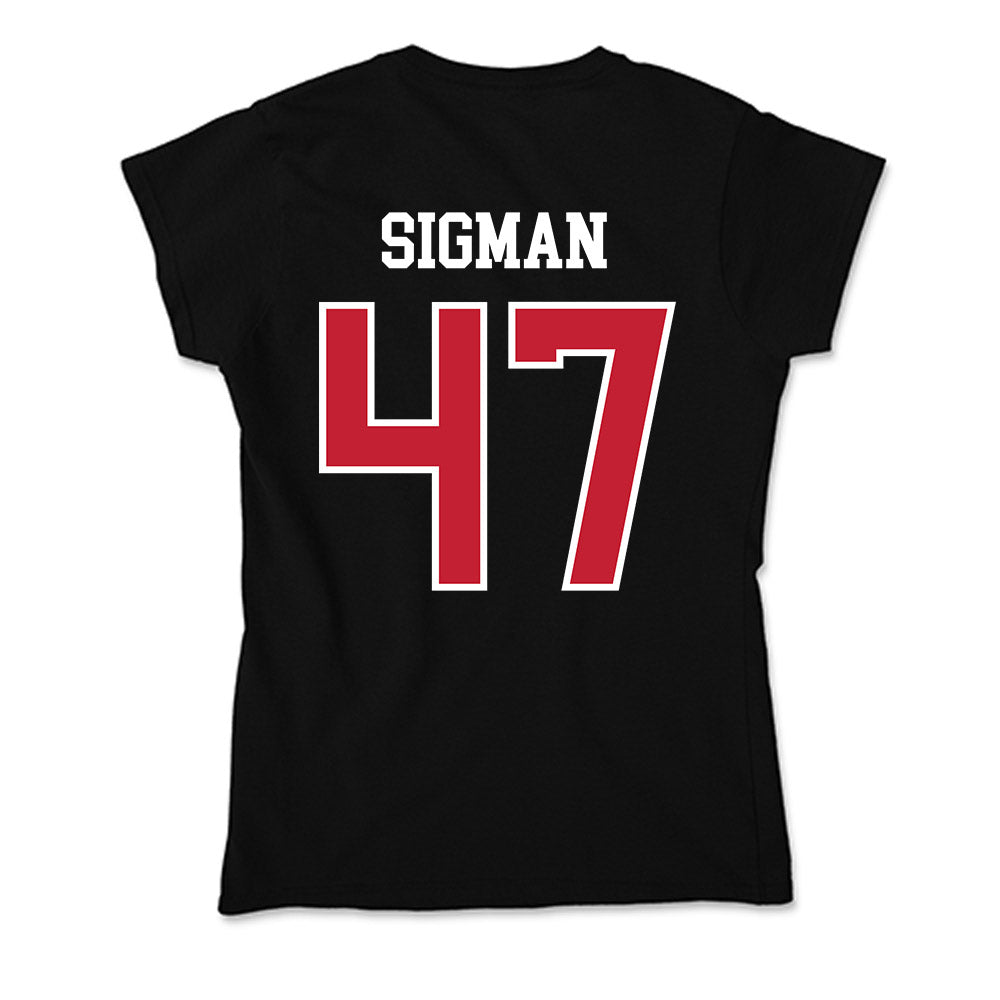 Ohio State - NCAA Baseball : Zakary Sigman - Soft Style Women’s T-Shirt-1