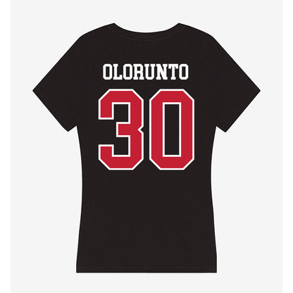 Ohio State - NCAA Men's Soccer : Justis Olorunto - Women's V-Neck T-Shirt-1