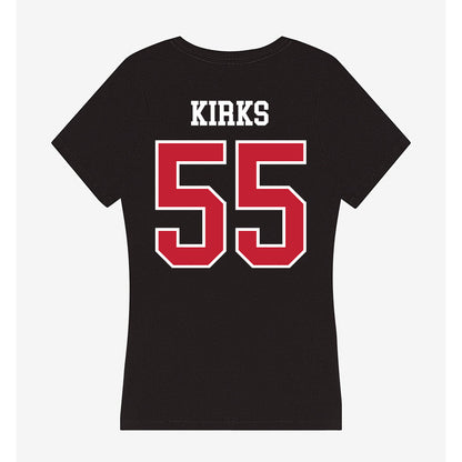 Ohio State - NCAA Football : Dominic Kirks - Women's V-Neck T-Shirt-1