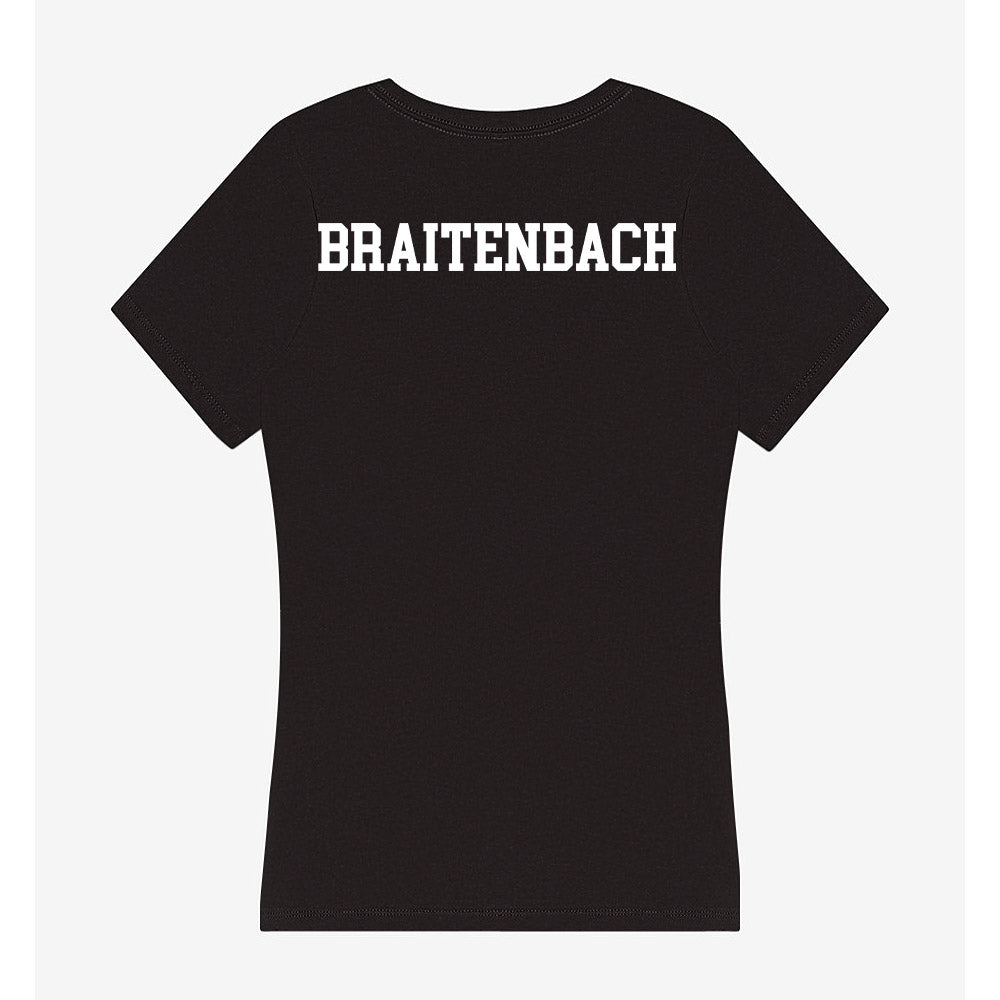 Ohio State - NCAA Men's Swimming & Diving : Ernest Braitenbach - Women's V-Neck T-Shirt-1