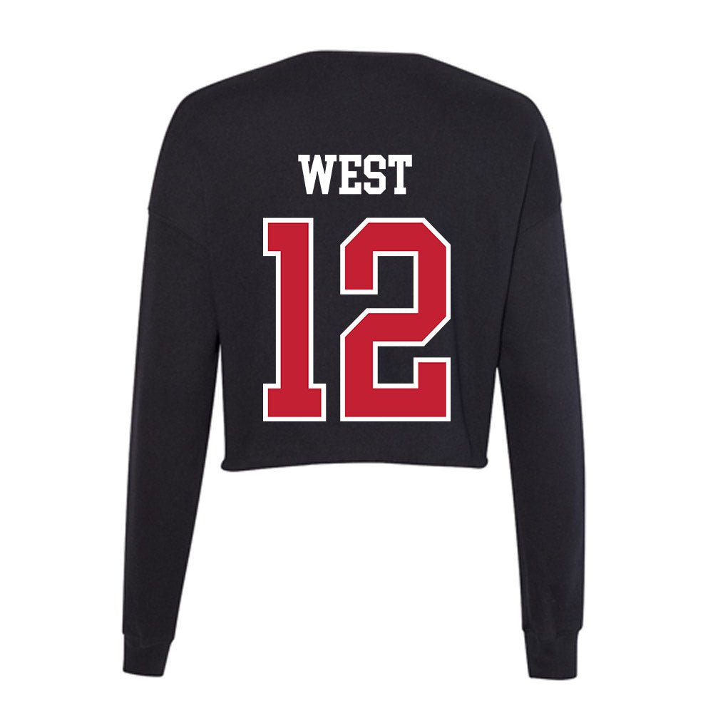 Ohio State - NCAA Baseball : Gavin West - Women's Cropped Crew Fleece-1