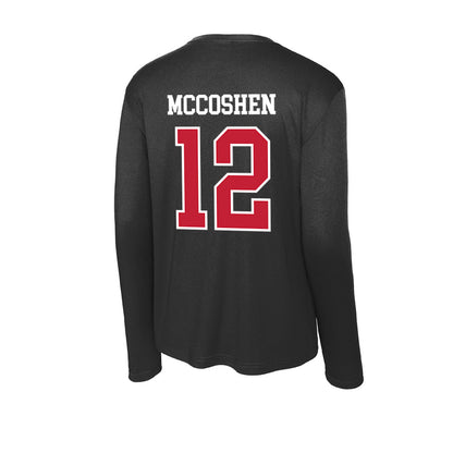 Ohio State - NCAA Women's Ice Hockey : Grace McCoshen - Activewear Long Sleeve T-Shirt-1