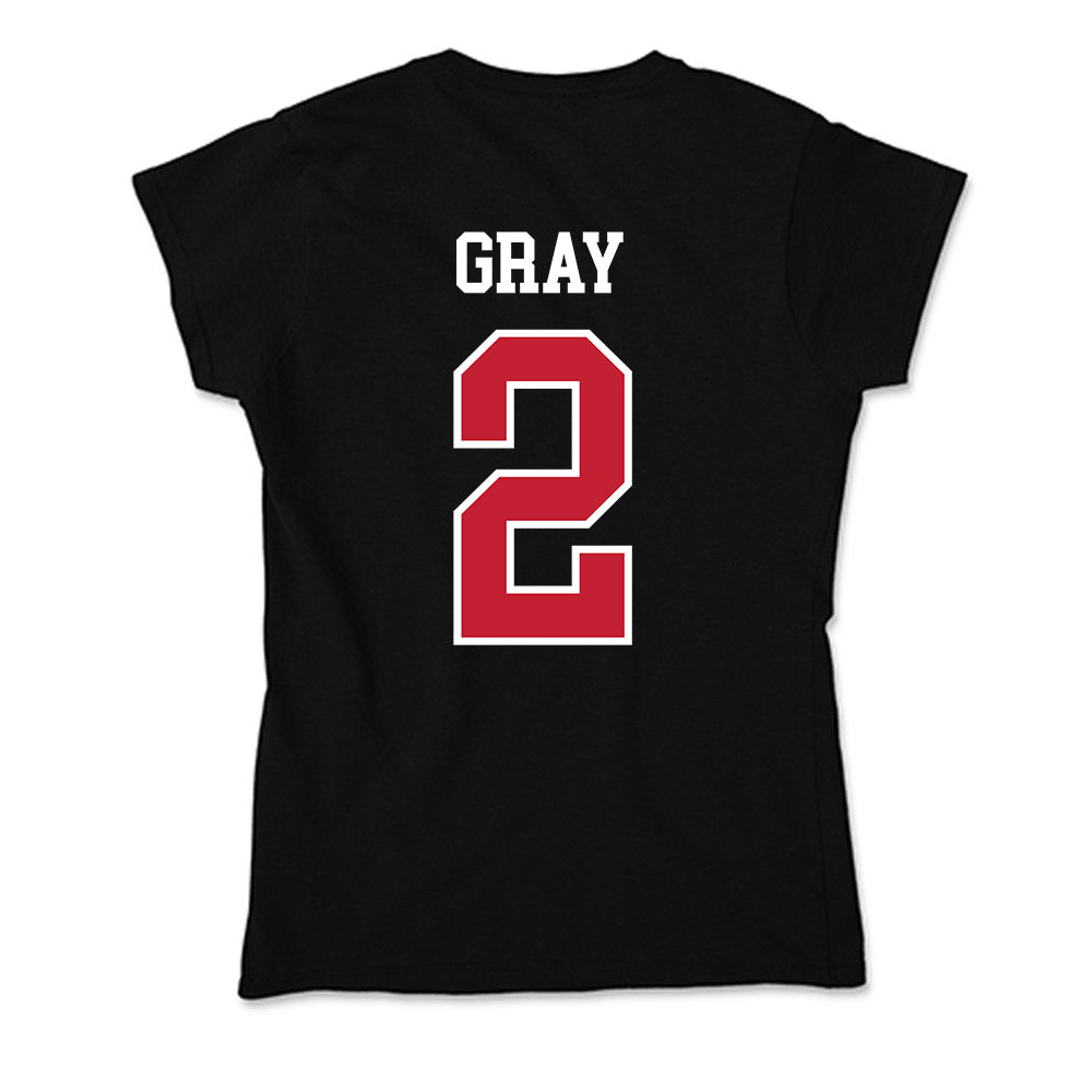 Ohio State - NCAA Women's Basketball : Chance Gray - Soft Style Women’s T-Shirt-1