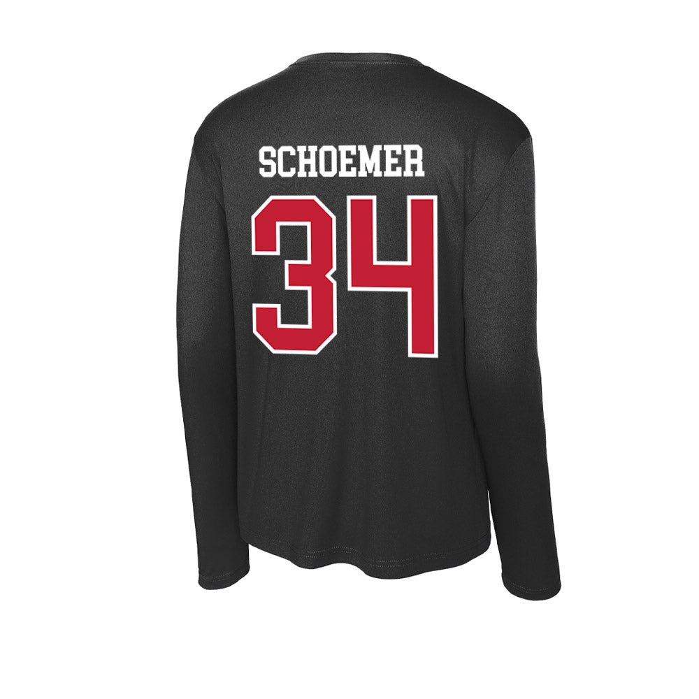 Ohio State - NCAA Women's Lacrosse : Audrey Schoemer - Activewear Long Sleeve T-Shirt-1