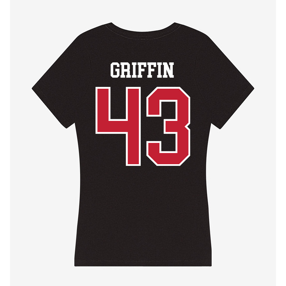 Ohio State - NCAA Football : Diante Griffin - Women's V-Neck T-Shirt-1