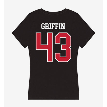 Ohio State - NCAA Football : Diante Griffin - Women's V-Neck T-Shirt-1