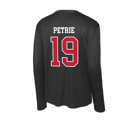 Ohio State - NCAA Women's Ice Hockey : Jordyn Petrie - Activewear Long Sleeve T-Shirt-1