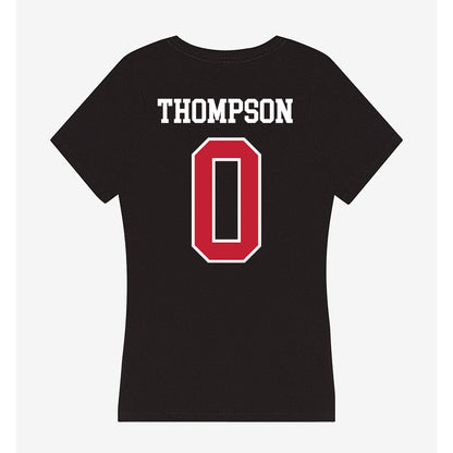 Ohio State - NCAA Women's Track & Field : Christian Thompson - Women's V-Neck T-Shirt-1