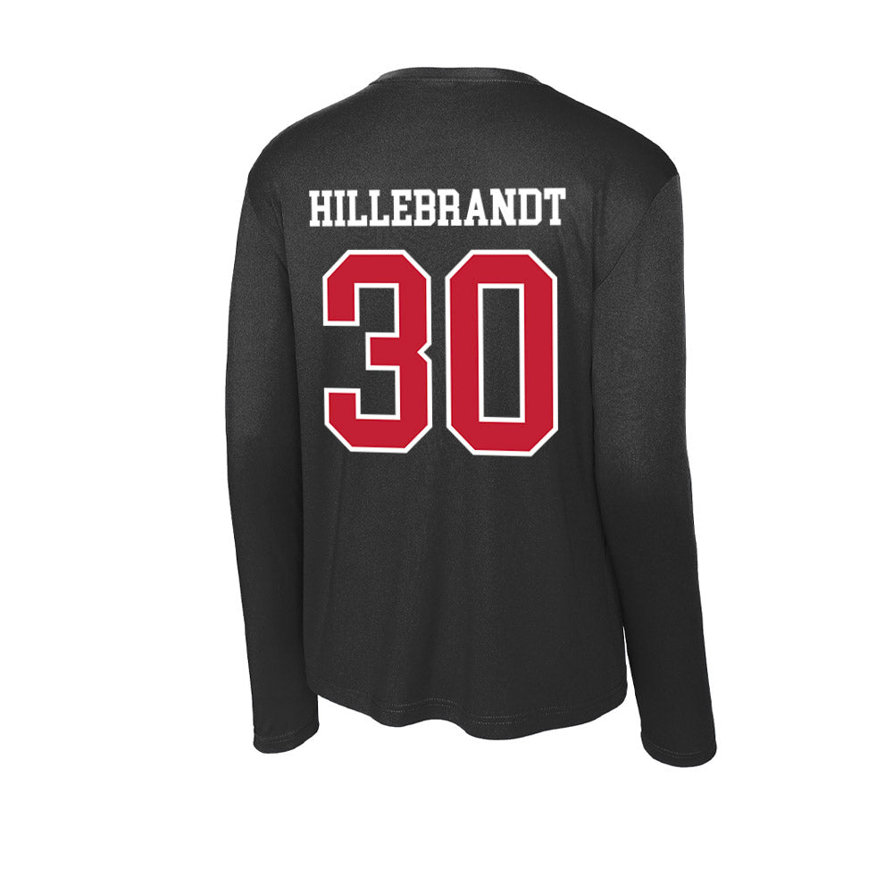 Ohio State - NCAA Men's Ice Hockey : Sam Hillebrandt - Activewear Long Sleeve T-Shirt-1