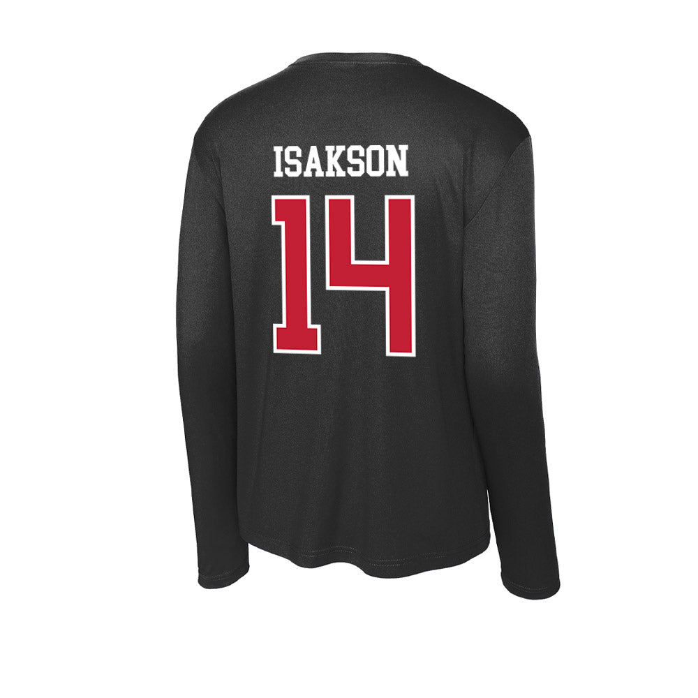Ohio State - NCAA Women's Lacrosse : SK Isakson - Activewear Long Sleeve T-Shirt-1