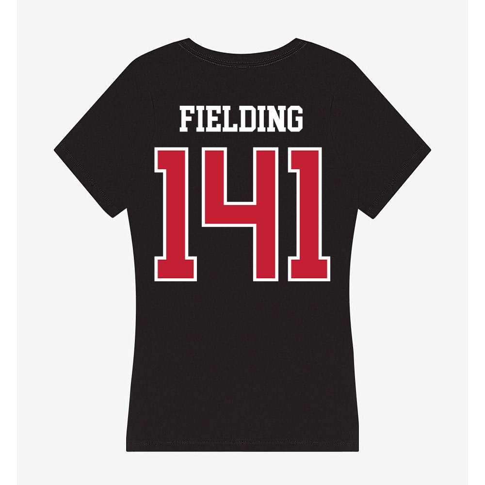 Ohio State - NCAA Wrestling : Brogan Fielding - Women's V-Neck T-Shirt-1
