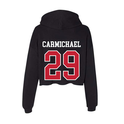 Ohio State - NCAA Women's Ice Hockey : Kassidy Carmichael - Women's Crop Fleece Hoodie-1