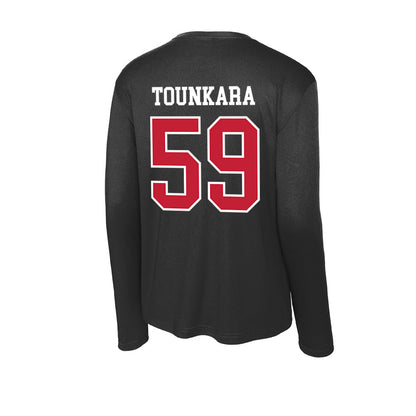 Ohio State - NCAA Football : Ahmed Tounkara - Activewear Long Sleeve T-Shirt-1