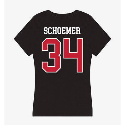 Ohio State - NCAA Women's Lacrosse : Audrey Schoemer - Women's V-Neck T-Shirt-1