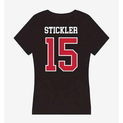Ohio State - NCAA Women's Lacrosse : Mackie Stickler - Women's V-Neck T-Shirt-1