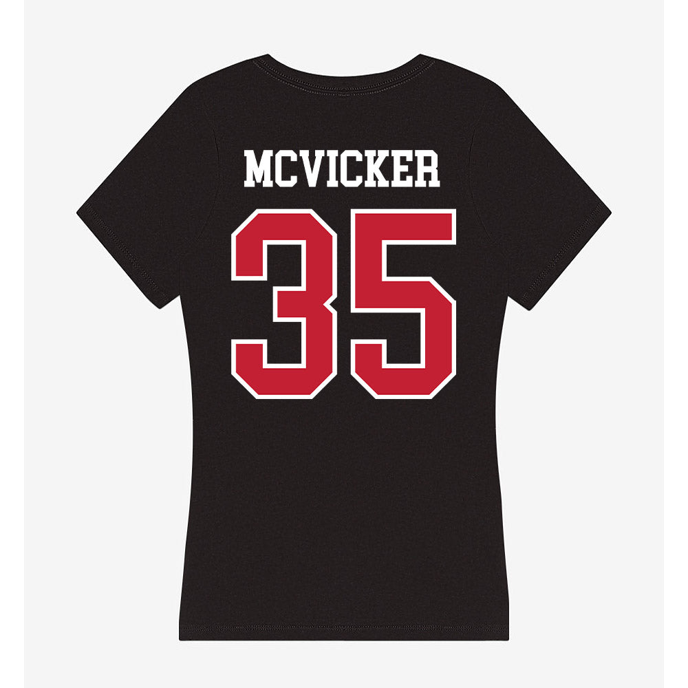 Ohio State - NCAA Baseball : Lincoln McVicker - Women's V-Neck T-Shirt-1