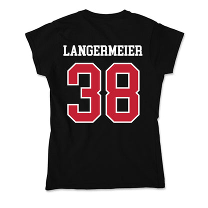 Ohio State - NCAA Men's Lacrosse : Greg Langermeier - Soft Style Women’s T-Shirt-1