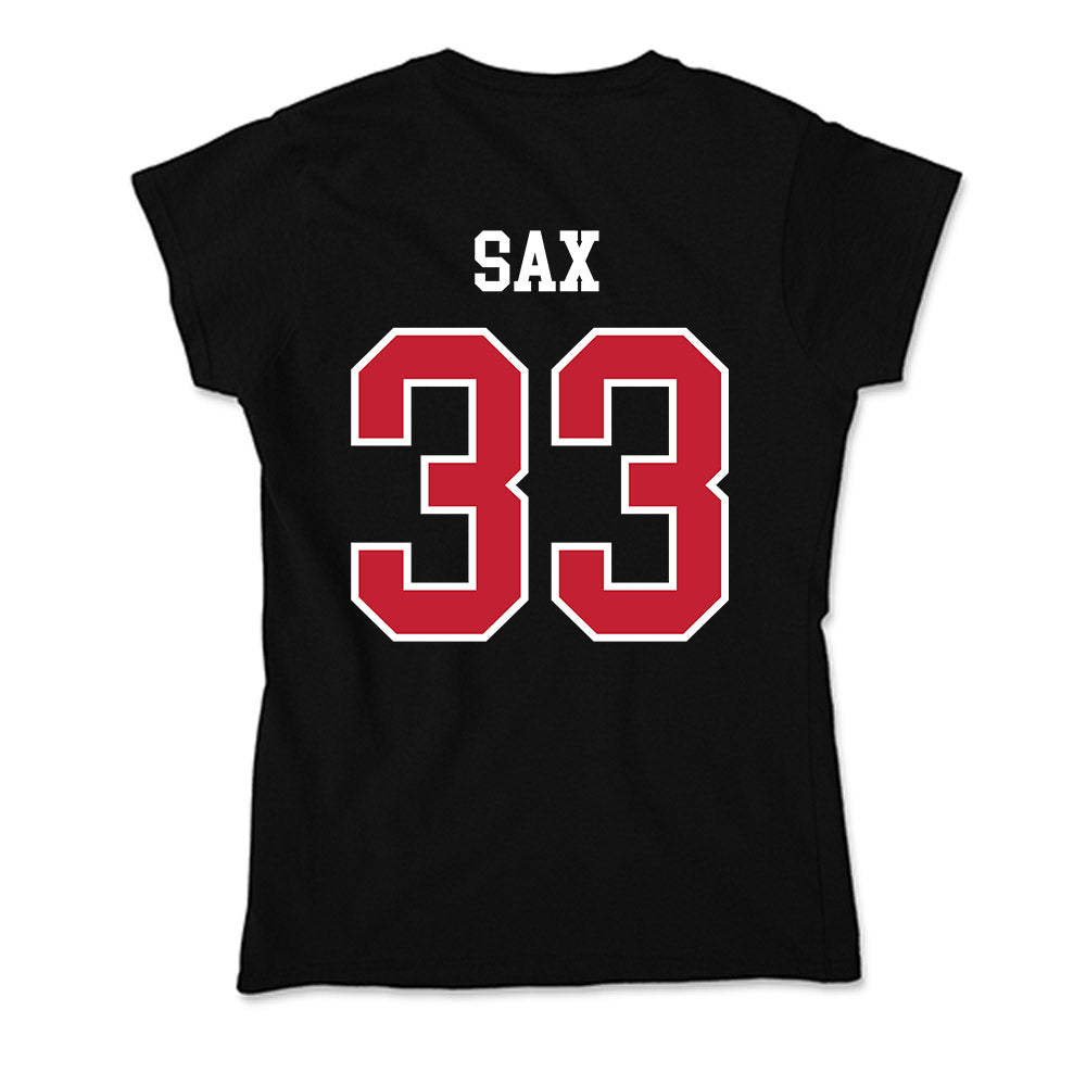 Ohio State - NCAA Women's Lacrosse : Leah Sax - Soft Style Women’s T-Shirt-1
