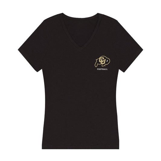 Colorado - NCAA Football : Brandon Davis-Swain - Women's V-Neck T-Shirt-0