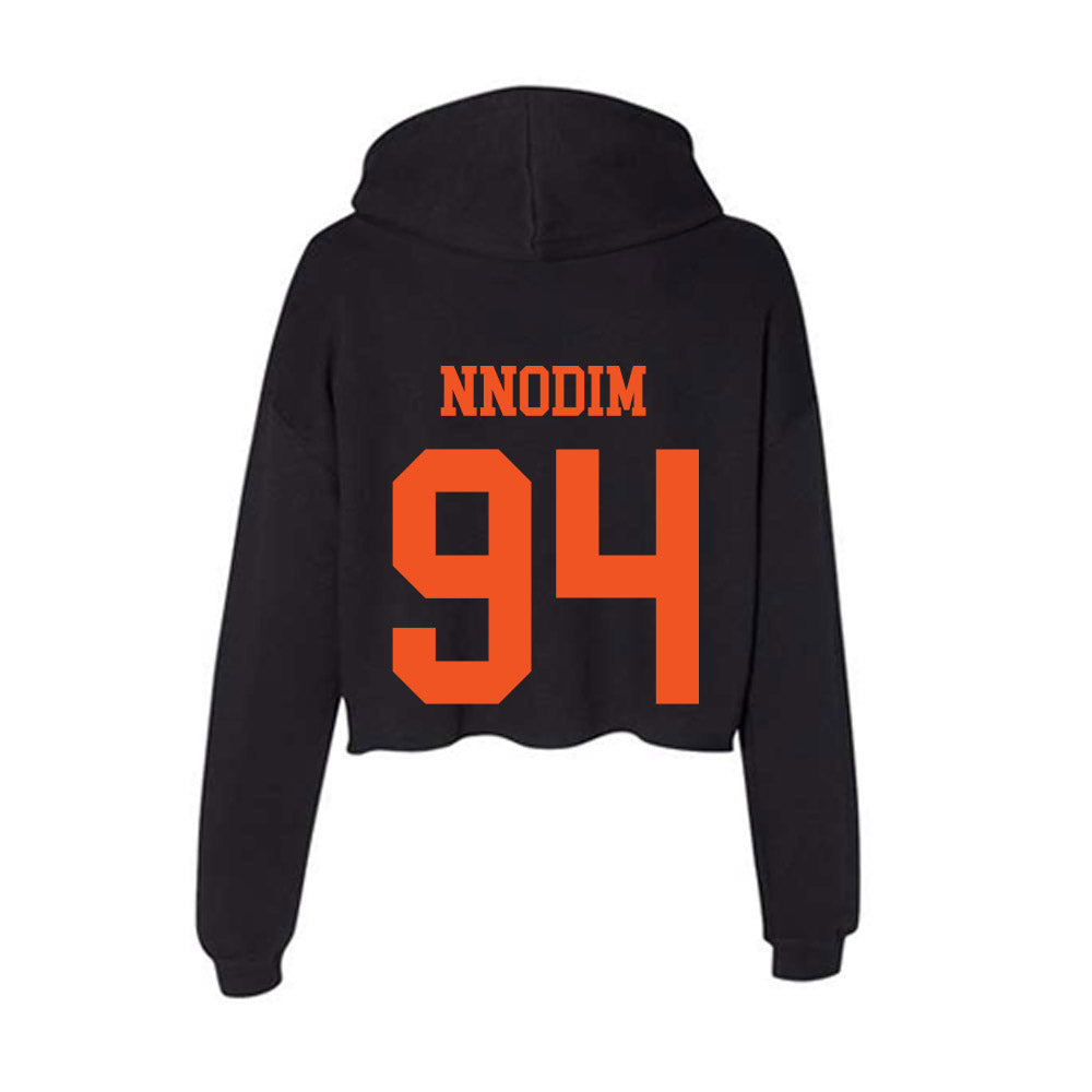Oklahoma State - NCAA Football : Armstrong Nnodim - Women's Crop Fleece Hoodie-1