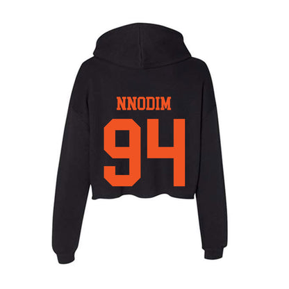 Oklahoma State - NCAA Football : Armstrong Nnodim - Women's Crop Fleece Hoodie-1
