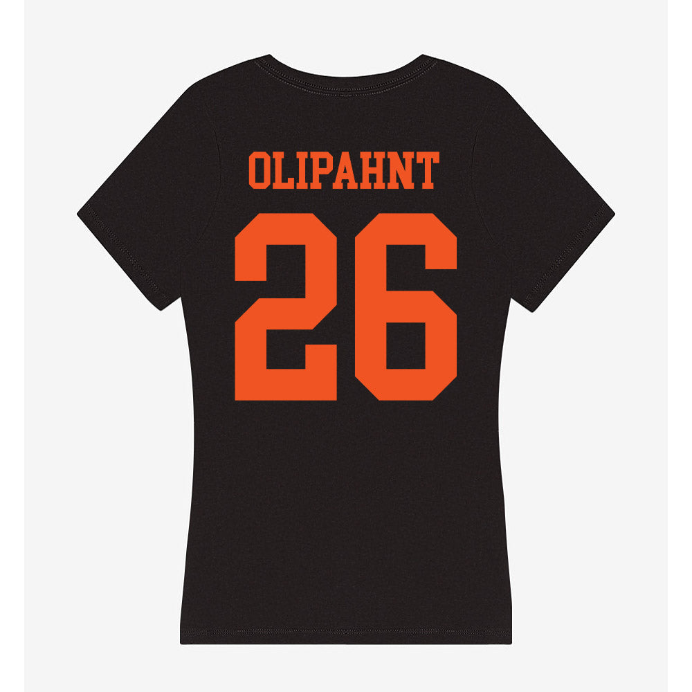 Oklahoma State - NCAA Football : jacobi olipahnt - Women's V-Neck T-Shirt-1