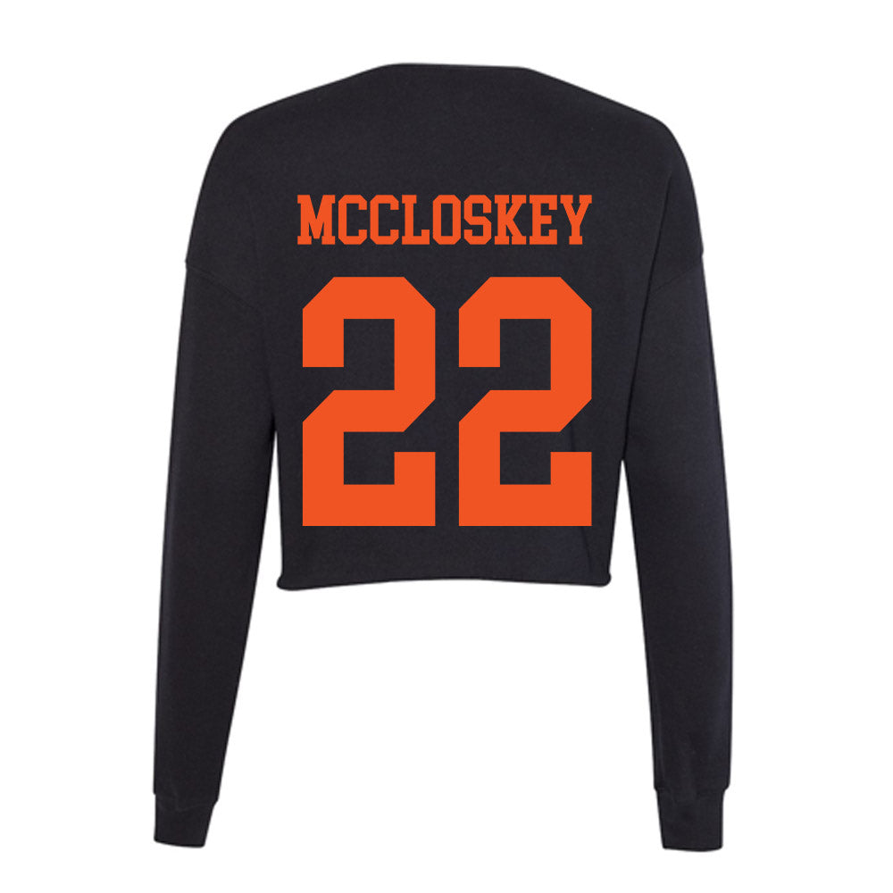 Oklahoma State - NCAA Softball : Elle Mccloskey - Women's Cropped Crew Fleece-1
