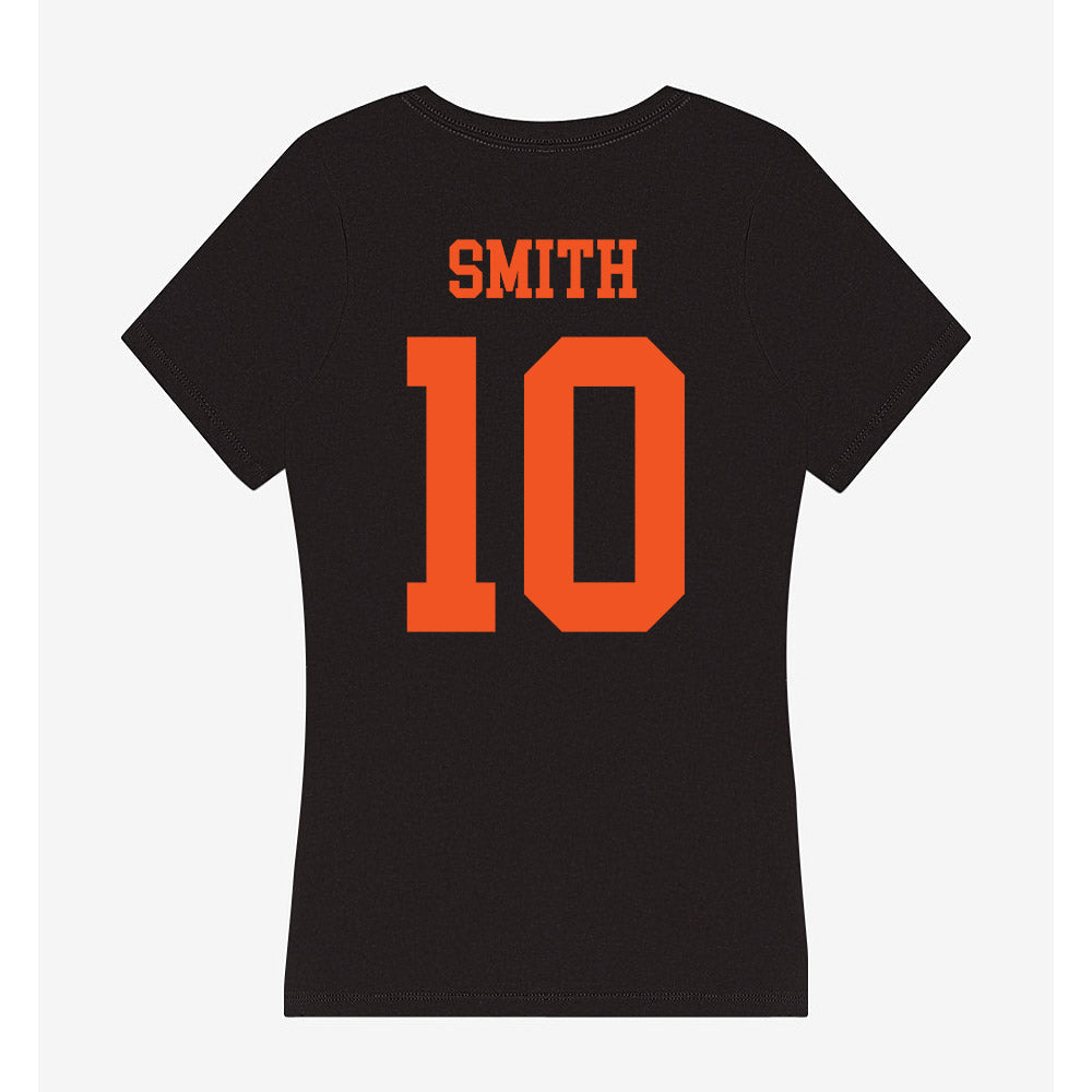 Oklahoma State - NCAA Football : Makale Smith - Women's V-Neck T-Shirt-1