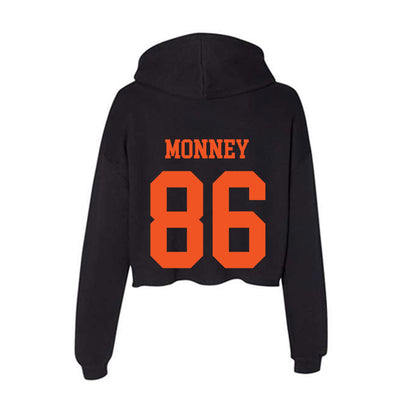 Oklahoma State - NCAA Football : Will Monney - Women's Crop Fleece Hoodie-1