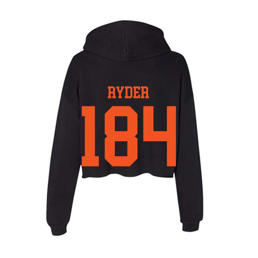 Oklahoma State - NCAA Wrestling : Zack Ryder - Women's Crop Fleece Hoodie-1