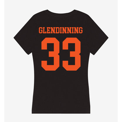 Oklahoma State - NCAA Baseball : Lucas Glendinning - Women's V-Neck T-Shirt-1