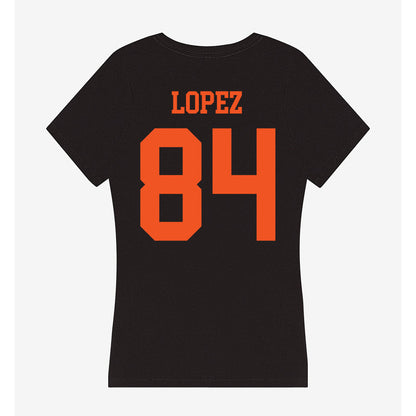 Oklahoma State - NCAA Football : Matrail Lopez - Women's V-Neck T-Shirt-1
