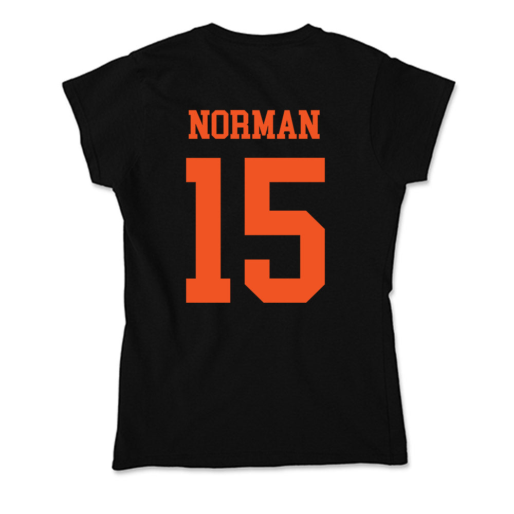 Oklahoma State - NCAA Baseball : Sebastian Norman - Soft Style Women’s T-Shirt-1
