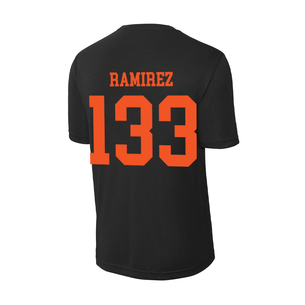 Oklahoma State - NCAA Wrestling : Ronnie Ramirez - Activewear T-Shirt-1