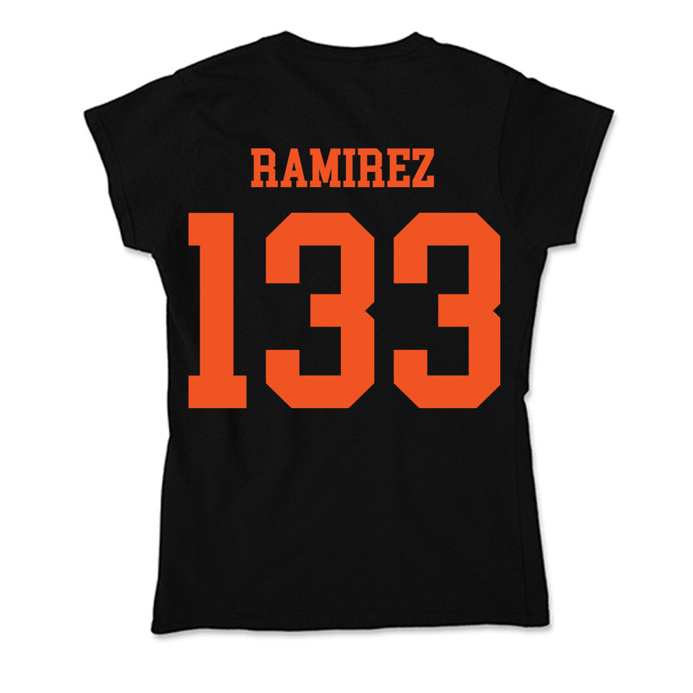 Oklahoma State - NCAA Wrestling : Ronnie Ramirez - Soft Style Women’s T-Shirt-1
