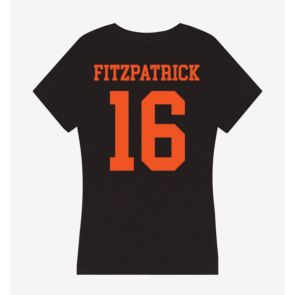 Oklahoma State - NCAA Football : Christian Fitzpatrick - Women's V-Neck T-Shirt-1