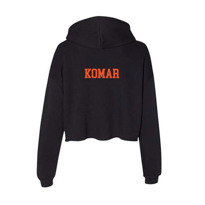 Oklahoma State - NCAA Women's Tennis : Anastasiya Komar - Women's Crop Fleece Hoodie-1