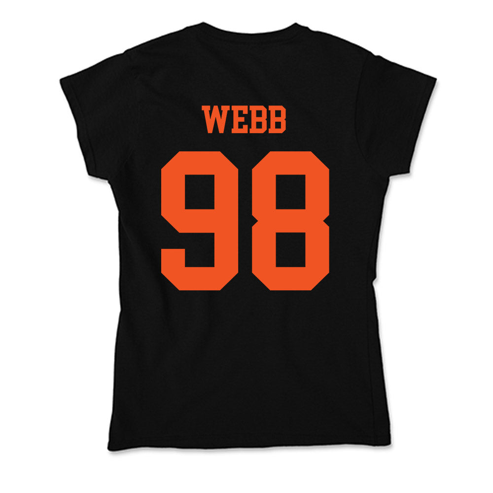 Oklahoma State - NCAA Football : Luke Webb - Soft Style Women’s T-Shirt-1
